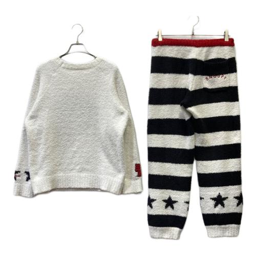 gelato pique (ジェラートピケ) ルームウェア上下セット ホワイト