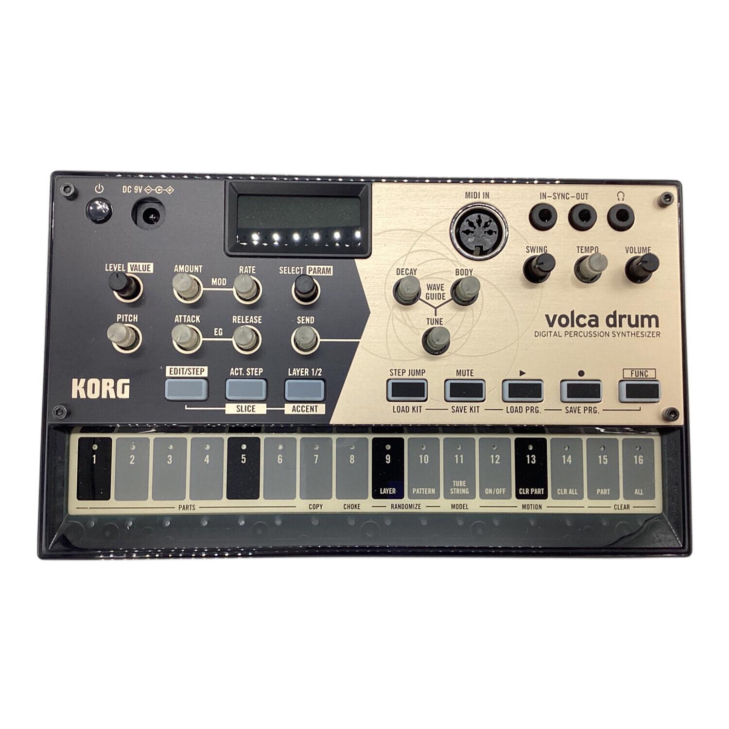KORG (コルグ) 電子ドラム volca drum｜トレファクONLINE