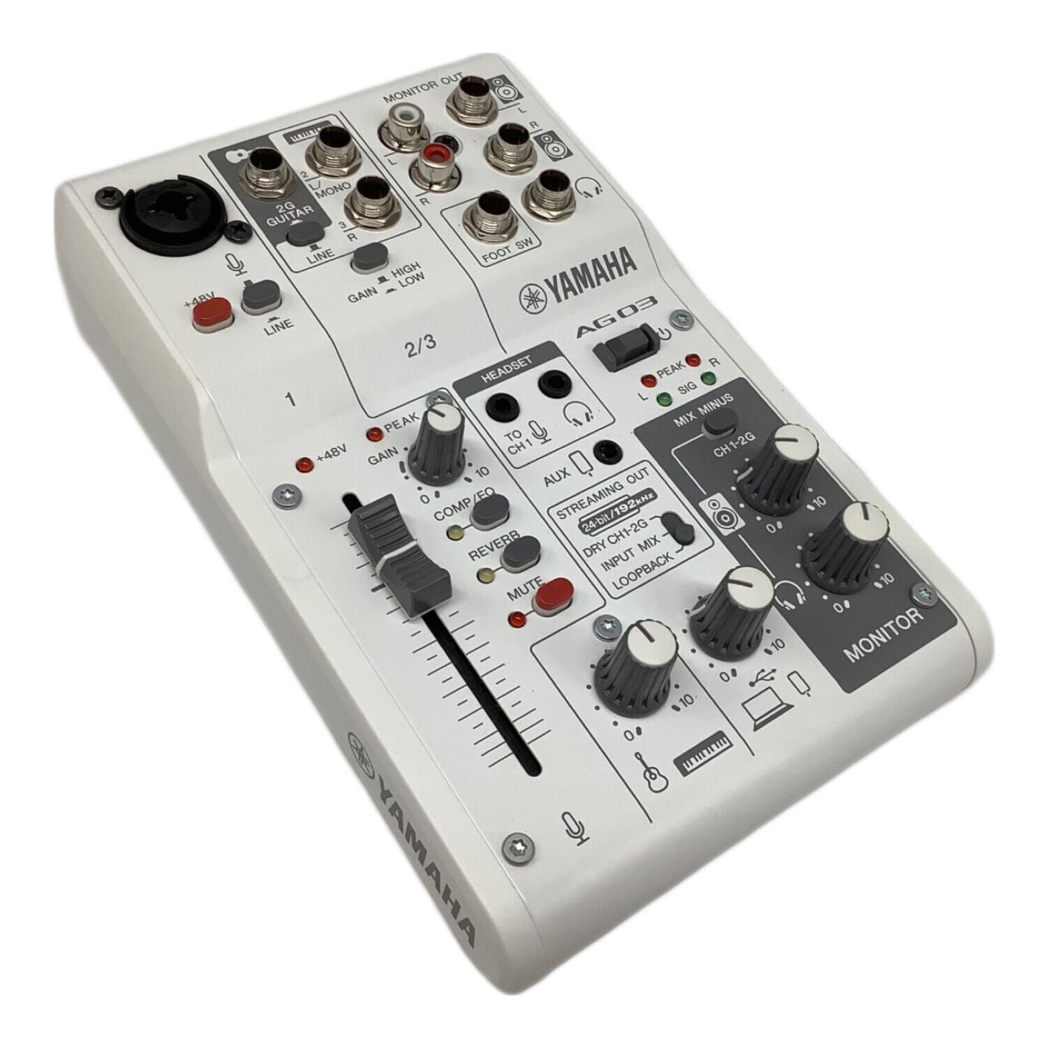 YAMAHA (ヤマハ) オーディオインターフェース AG03Mk2｜トレファクONLINE