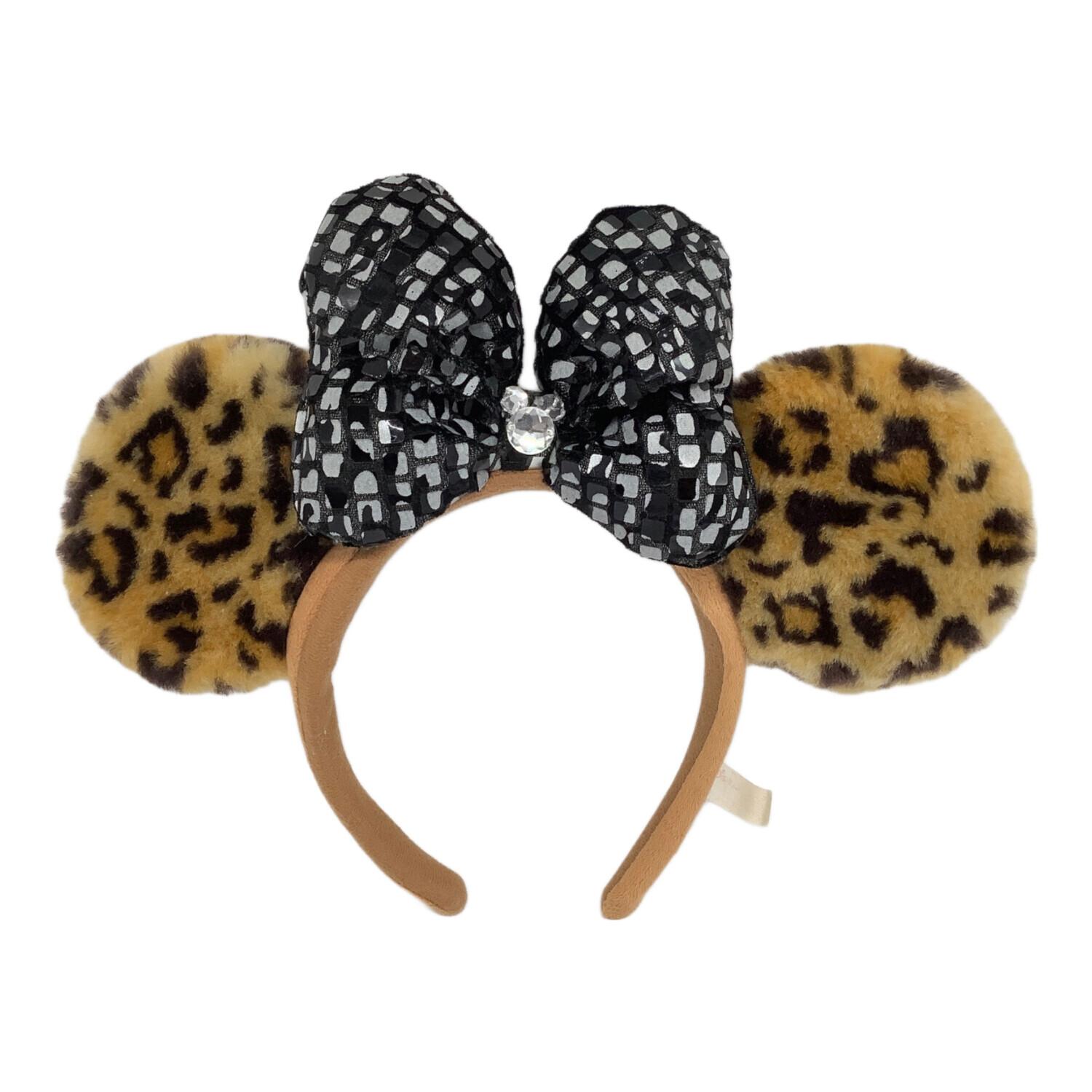 ディズニーランド ミニーカチューシャ ヒョウ柄 豹柄 ミニーちゃん TDL