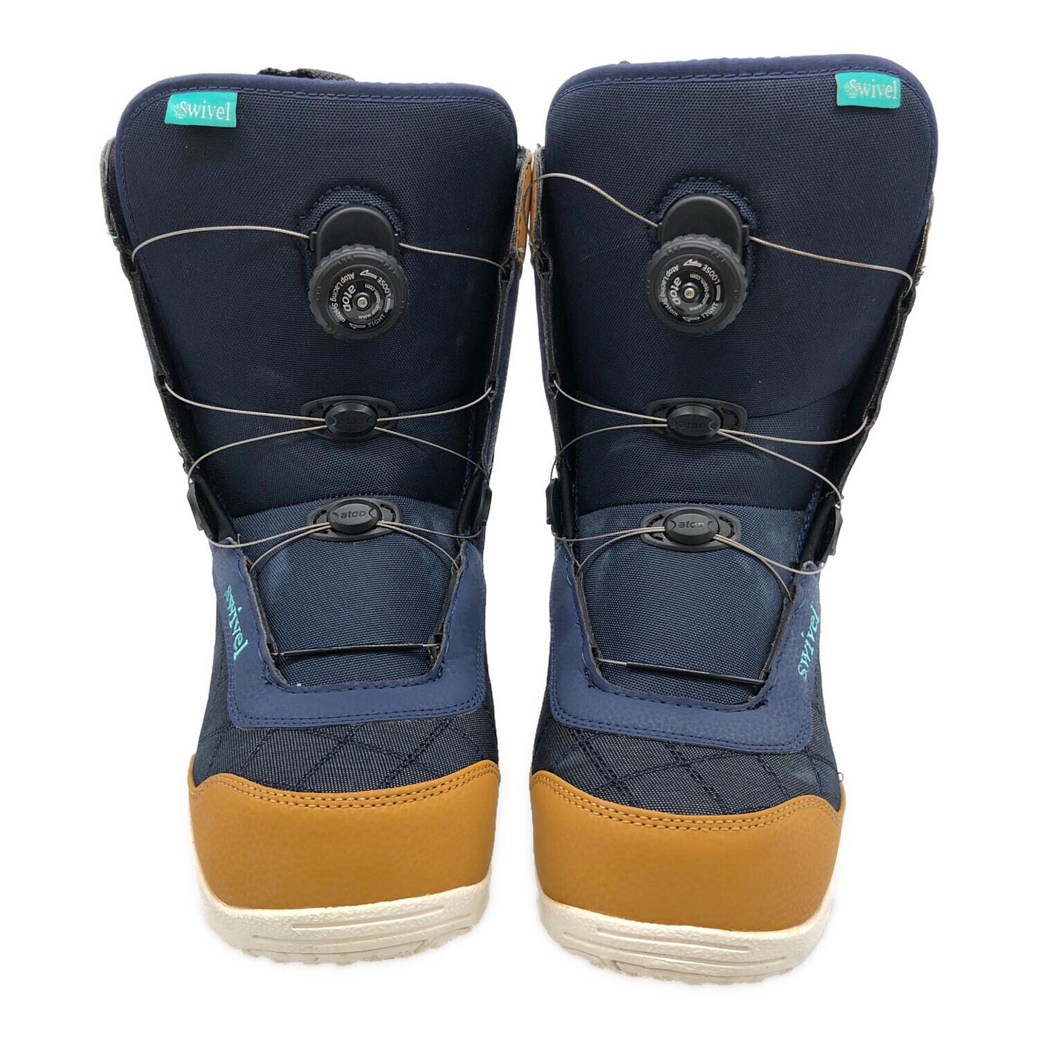 swivel (スウィベル) スノーボードブーツ SIZE 24.5cm ネイビー