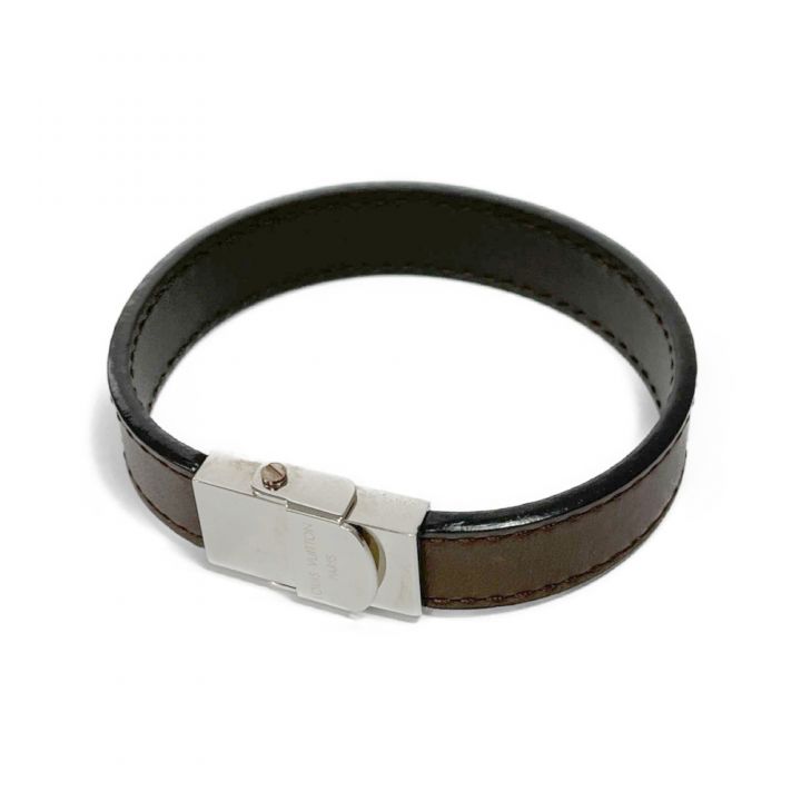 LOUIS VUITTON ルイヴィトン ブレスレット レザー 箱付き ブラウン