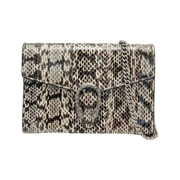 GUCCI グッチ ディオニュソス ミニ チェーンバッグ 401231 パイソン