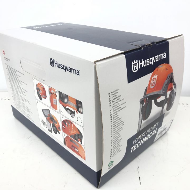 ДД Husqvarna ハスクバーナ ヘルメット H300 ﾃｸﾆｶﾙ オレンジ - 中古