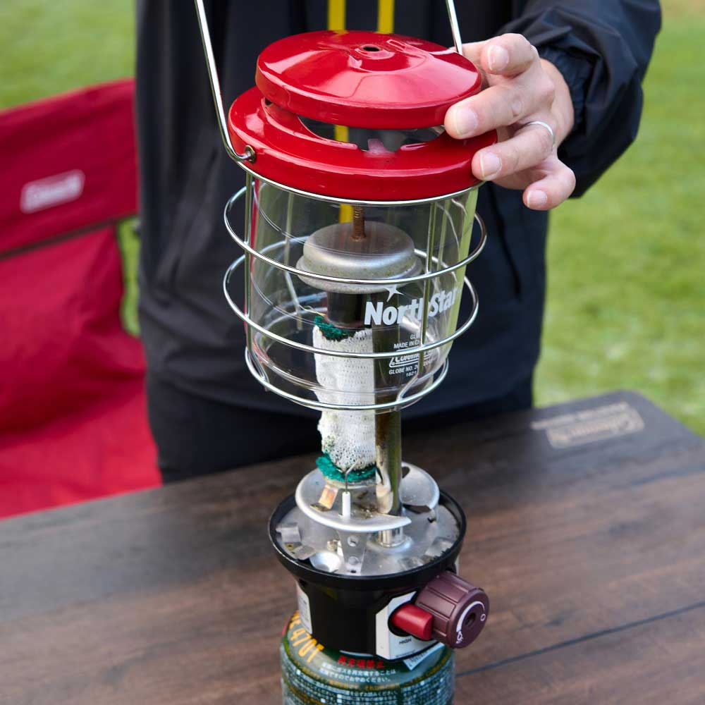 2500 ノーススターLPガスランタン （レッド）の通販｜キャンプ用品の