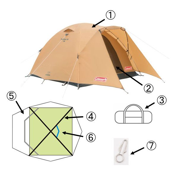 タフドーム/240用フライシートの通販｜キャンプ用品のコールマン【公式