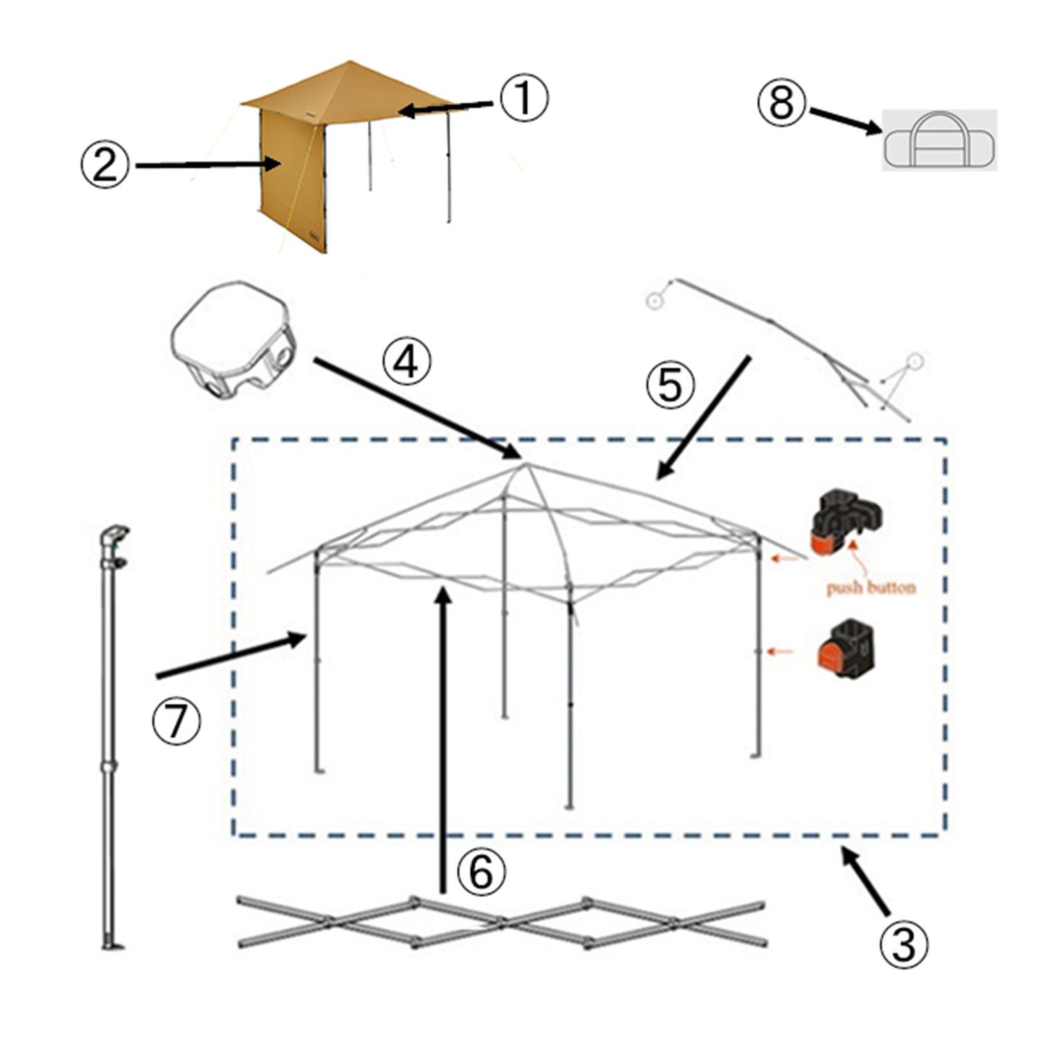 TCバイザーシェードⅡ/M with フラップ用フルフラップ（1枚）の