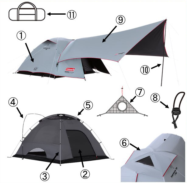 タフドーム エアー / 240+ ヘキサセット用フライシートの通販