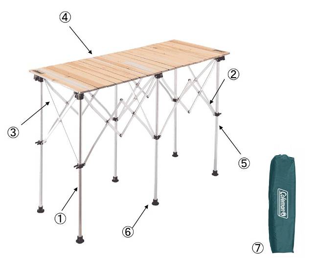 ナチュラルウッド カウンターテーブル用フレームセットの通販
