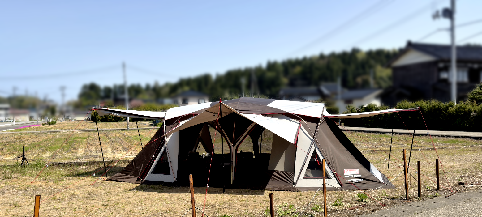 4S ワイド 2ルーム コクーン III用キャノピーポール（ブラック/ロング