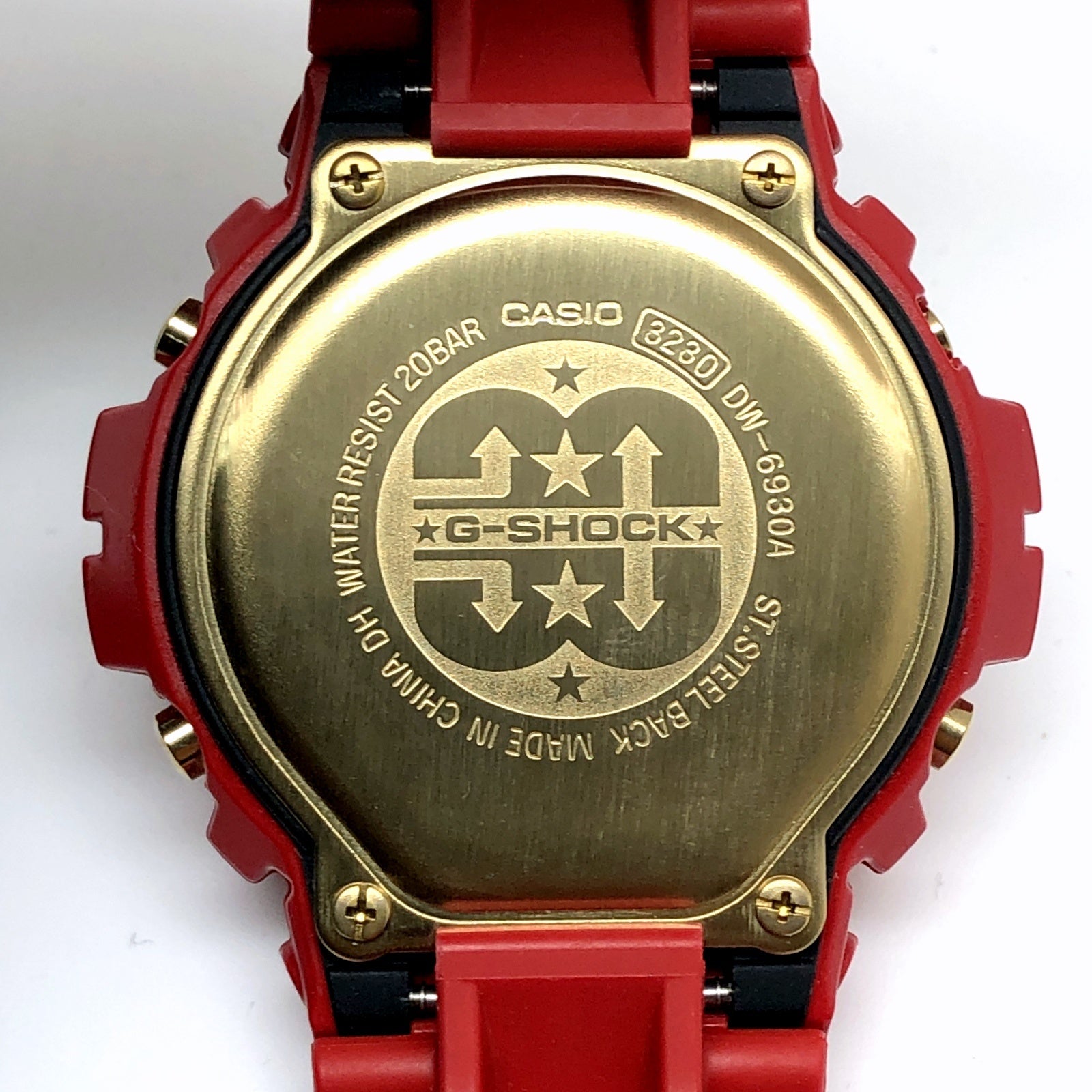 DW-6930A-4JR Gショック30周年記念 ライジングレッド – G-BRIDGES