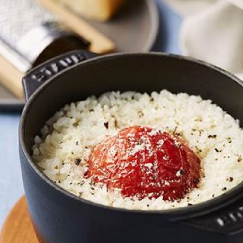 staub ストウブ ラ・ココット de GOHAN 12cm S グレー 40509-702-0