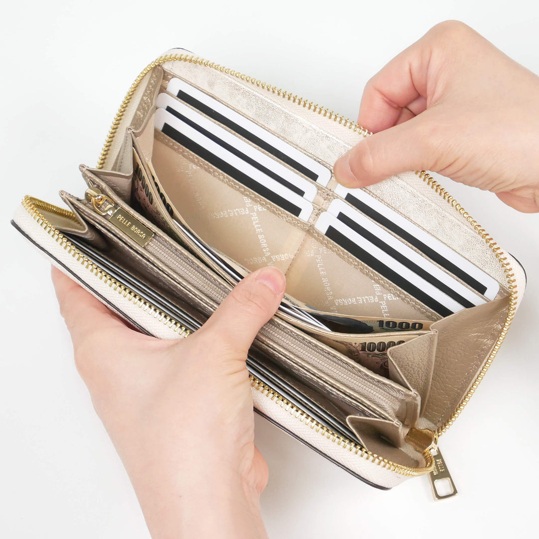 ラウンド長財布 Gold Leaf 5803 – ペレボルサ公式オンラインショップ