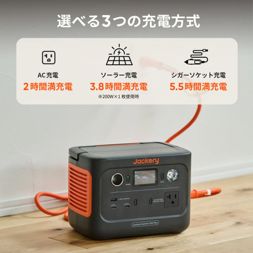 Jackery Solar Generator 300 Plus 40W Mini(セット品)【JSG-0304B