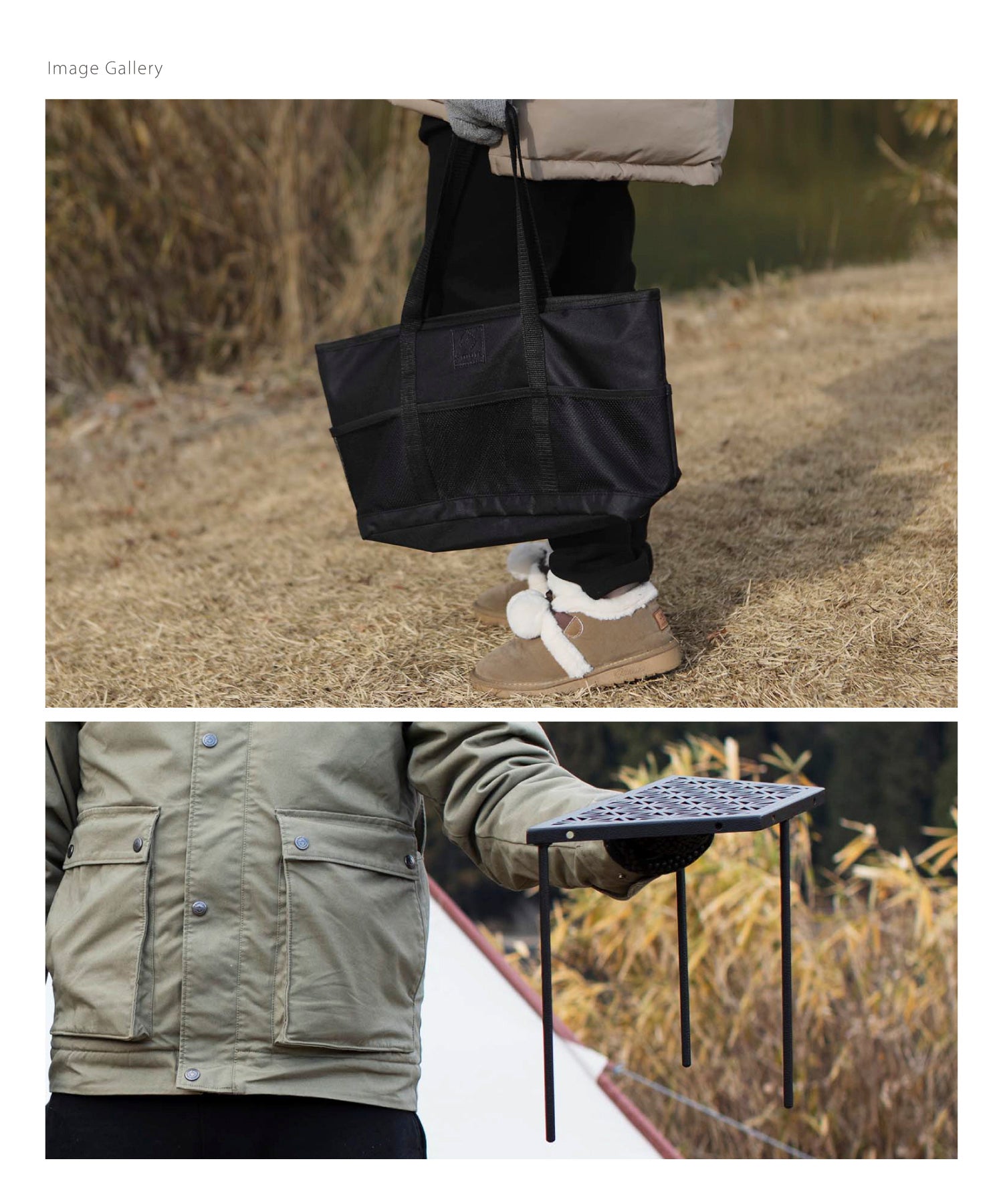 和柄アウトドアテーブル 6枚セット 】 和柄組み合わせテーブル