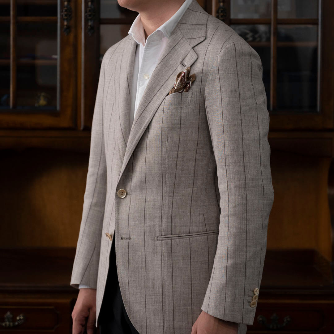 私物】LORO PIANA (ロロピアーナ) のSUMMERTIMEジャケット - 鳥形の