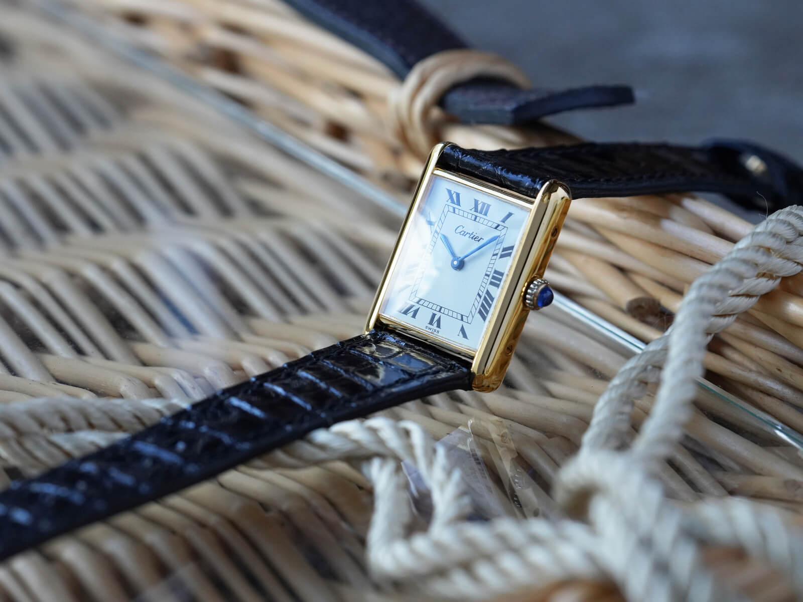 カルティエ/プレマストタンクLM/ホワイトローマンダイヤル/Cartier/Pre