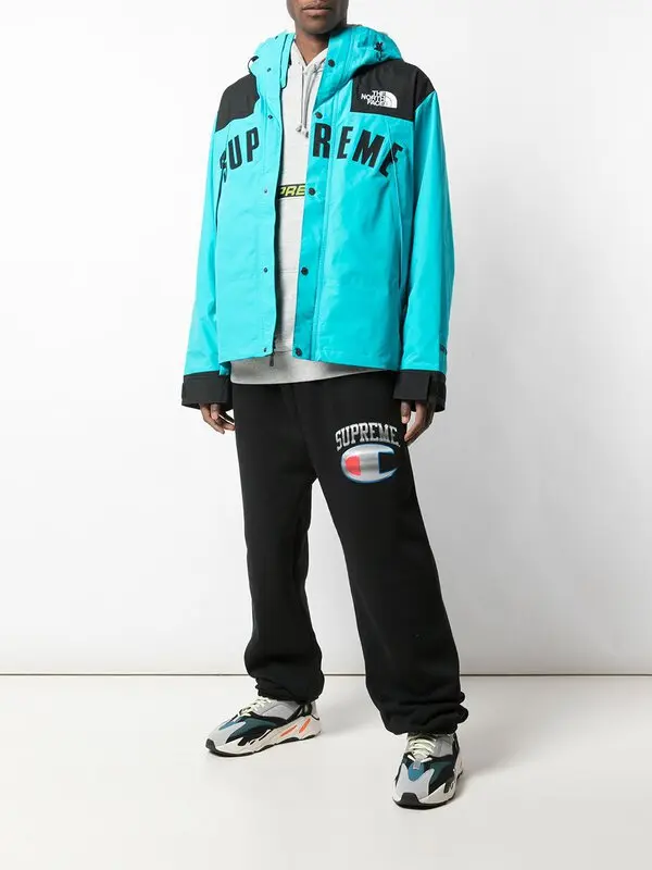 Supreme X The North Face Arc Logo Mountain Jacket - Blue