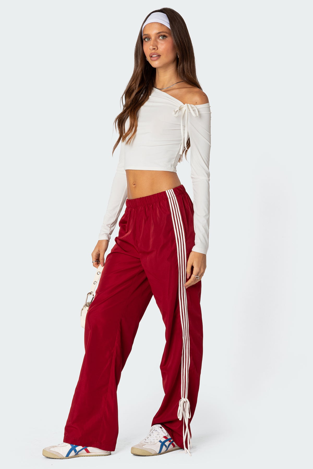 Remy Ribbon Track Pants – edikted