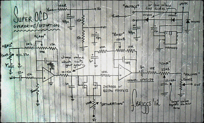 回路解説+改良】Super OCDの自作 - Effects Factory