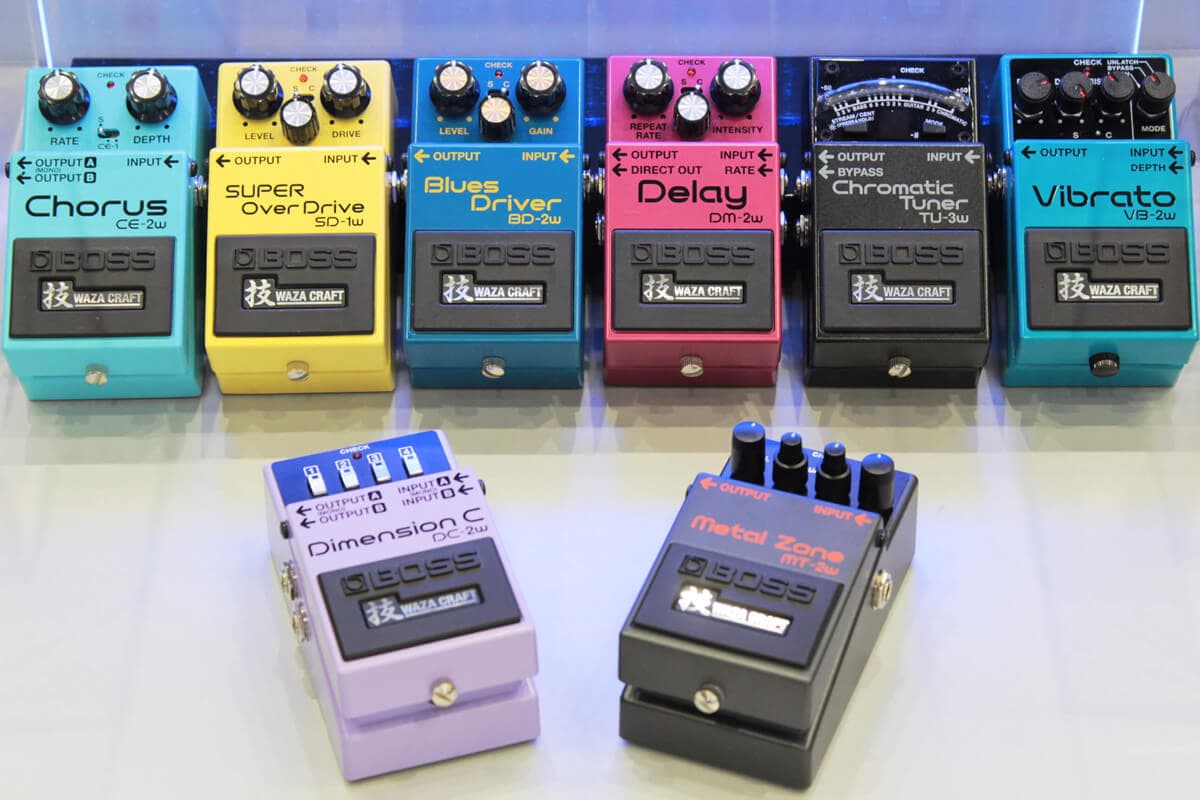 人気機種のグレードアップ版》BOSS WAZAシリーズのペダル特集