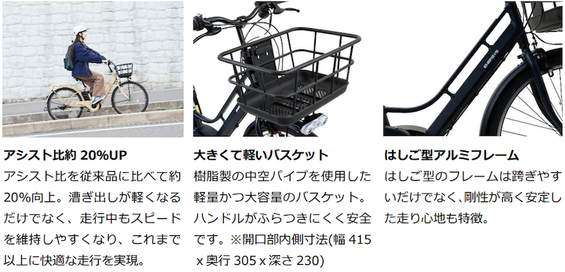 あさひの電動アシスト自転車「エナシス ミー」がモデルチェンジ