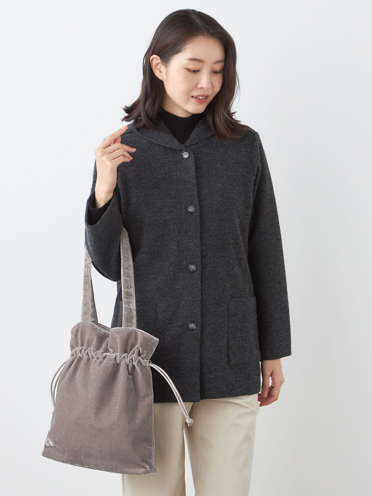 スペシャルプライス】ベロアトートバッグ（6205934）｜women