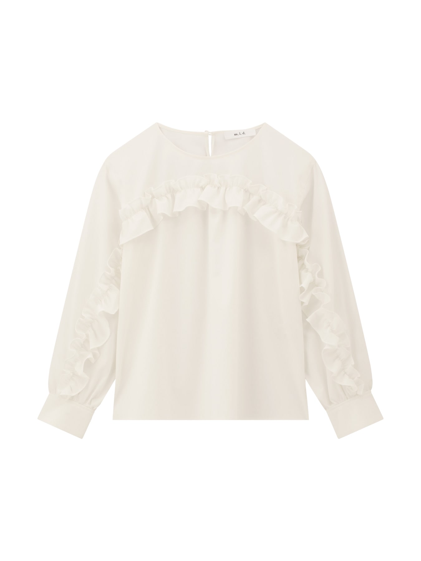 フロントフリルブラウス: m,i,d,公式通販｜m-i-d e-shopping（エム