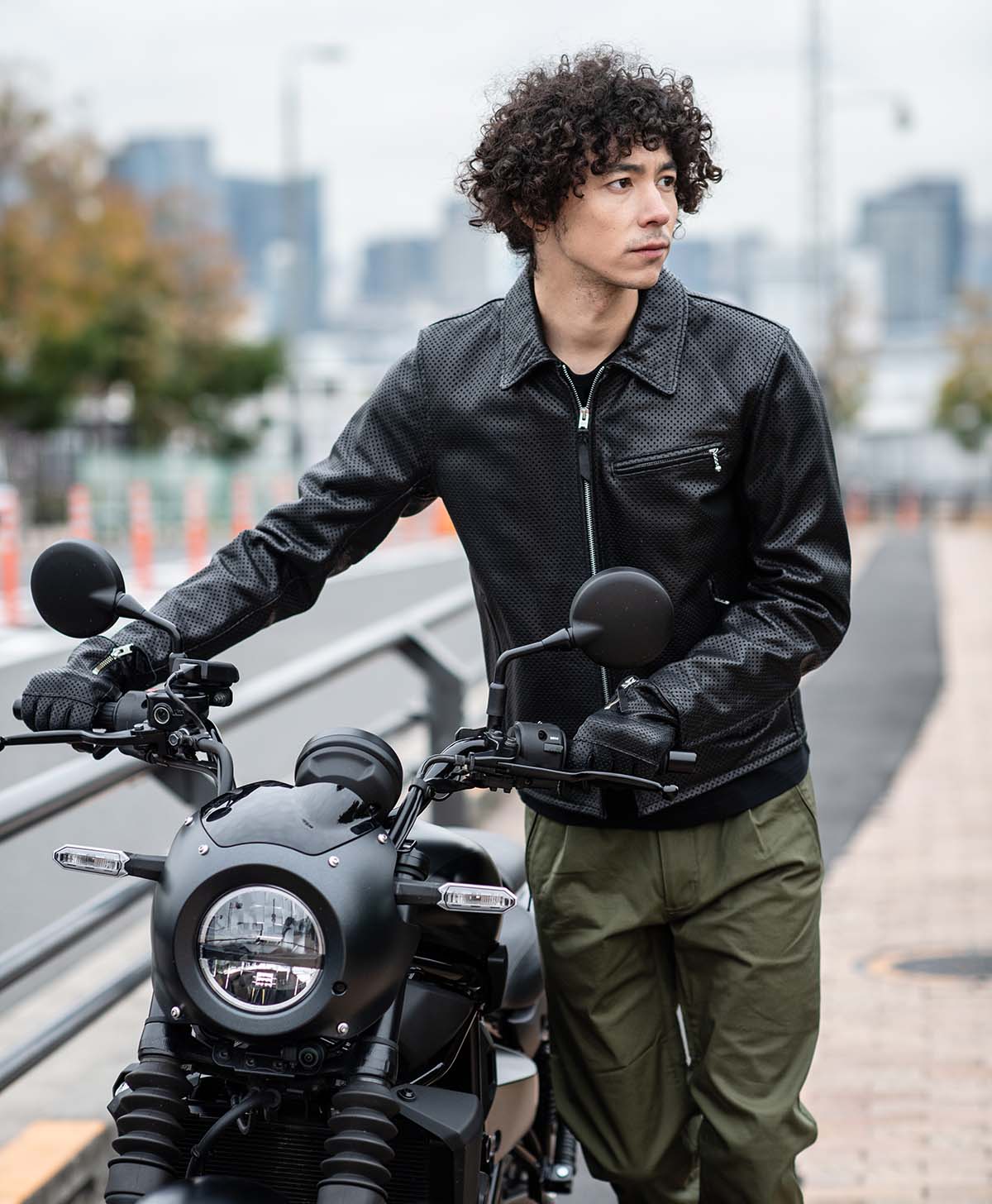 革ジャン パンチング レザージャケット｜カドヤ公式オンラインショップ