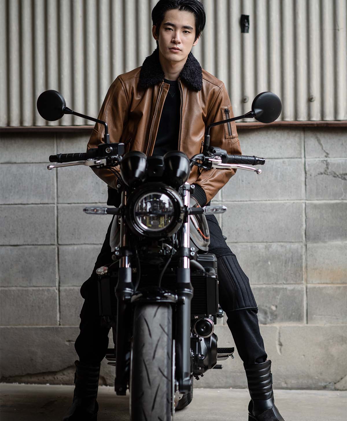 Leather jacket Leather flight jacket | Kadoya official online shop