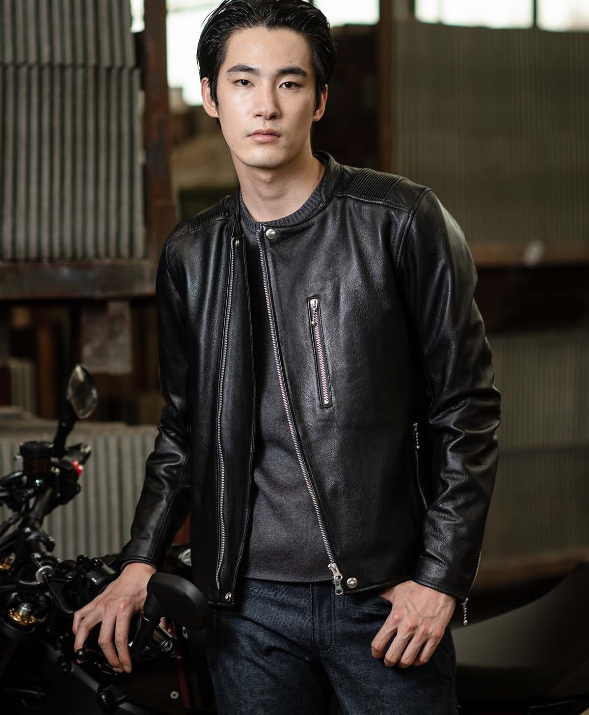 革ジャン セミダブル レザージャケット｜カドヤ公式オンラインショップ