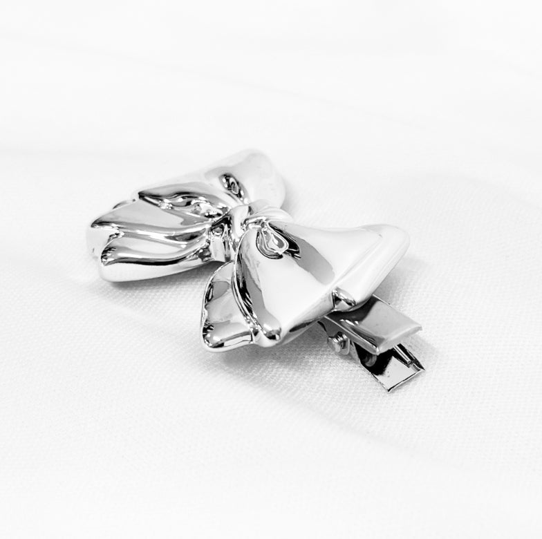 NONCODE(ノンコード) - ケッツシルバーリボンヘアピン / Ketz Silver