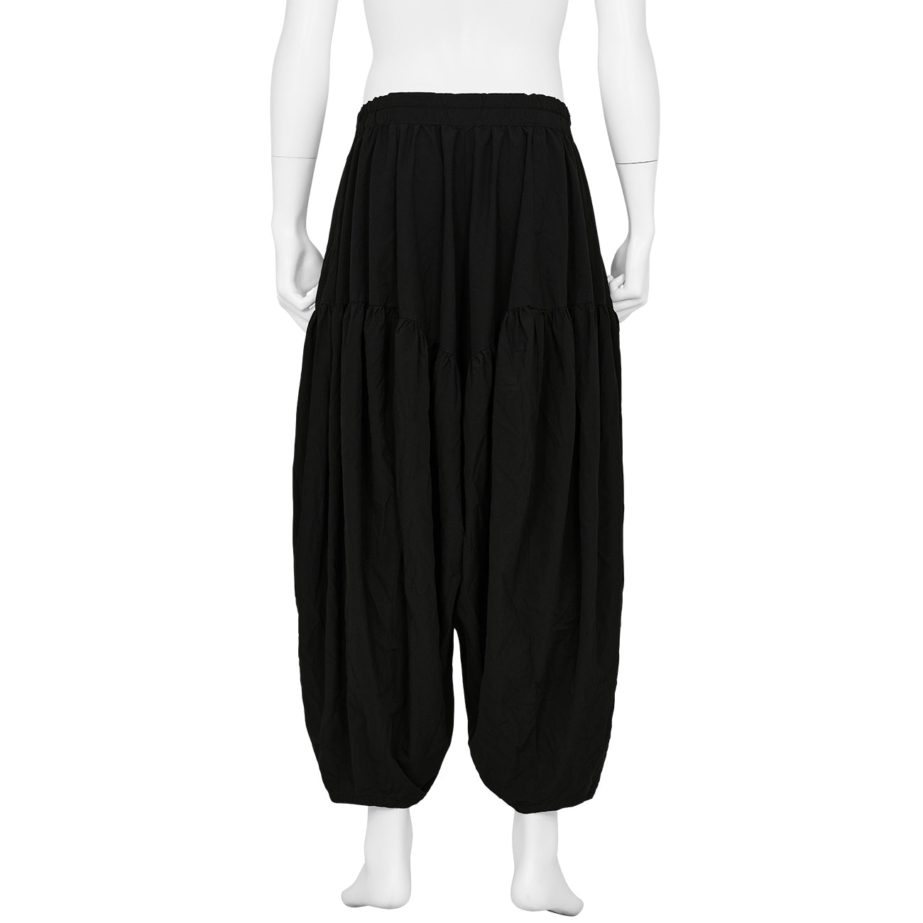 POLYESTER BALLOON PANTS BLACK - COMME des GARÇONS HOMME PLUS(コム