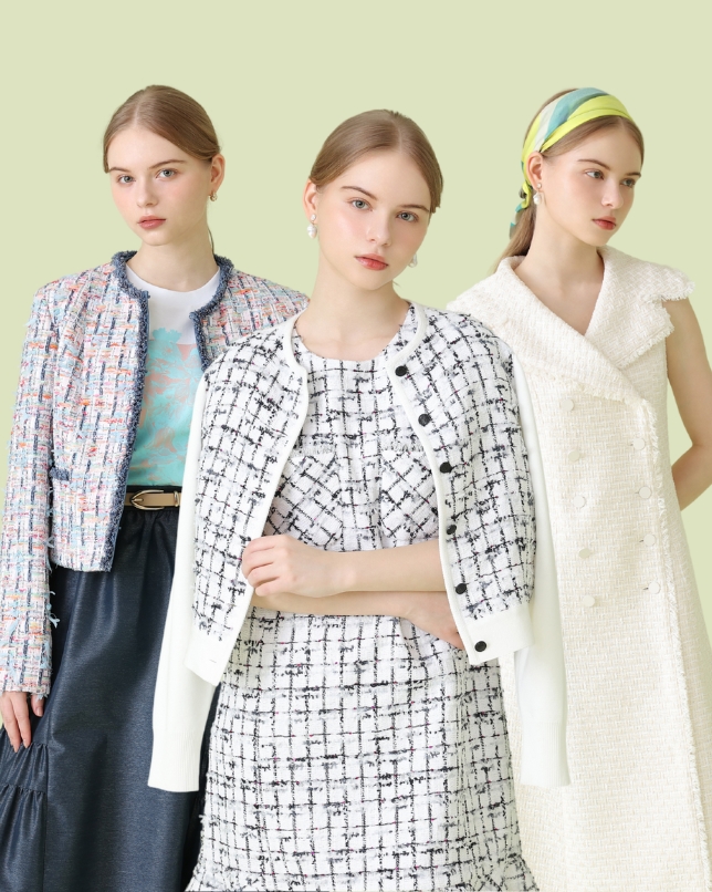 DEPAREILLE(デパリエ)｜ラメニットカーディガン/アイボリー の通販