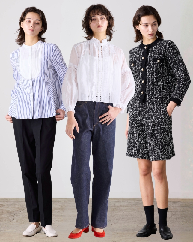 BRILL(ブリル)｜ダートワイドデニム/ブルー の通販｜ELLESHOP・(エル