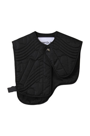 ENFOLD(エンフォルド)｜QUILTING VEST/ベスト/ブラック の通販