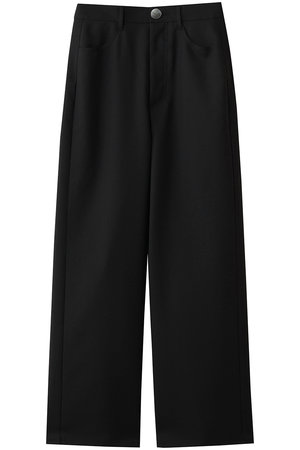 ENFOLD(エンフォルド)｜WIDE TROUSERS/ブラック の通販｜ELLESHOP