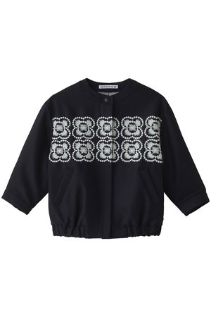 mina perhonen(ミナ ペルホネン)｜【KIDS】blumen ブルゾン ネイビー M