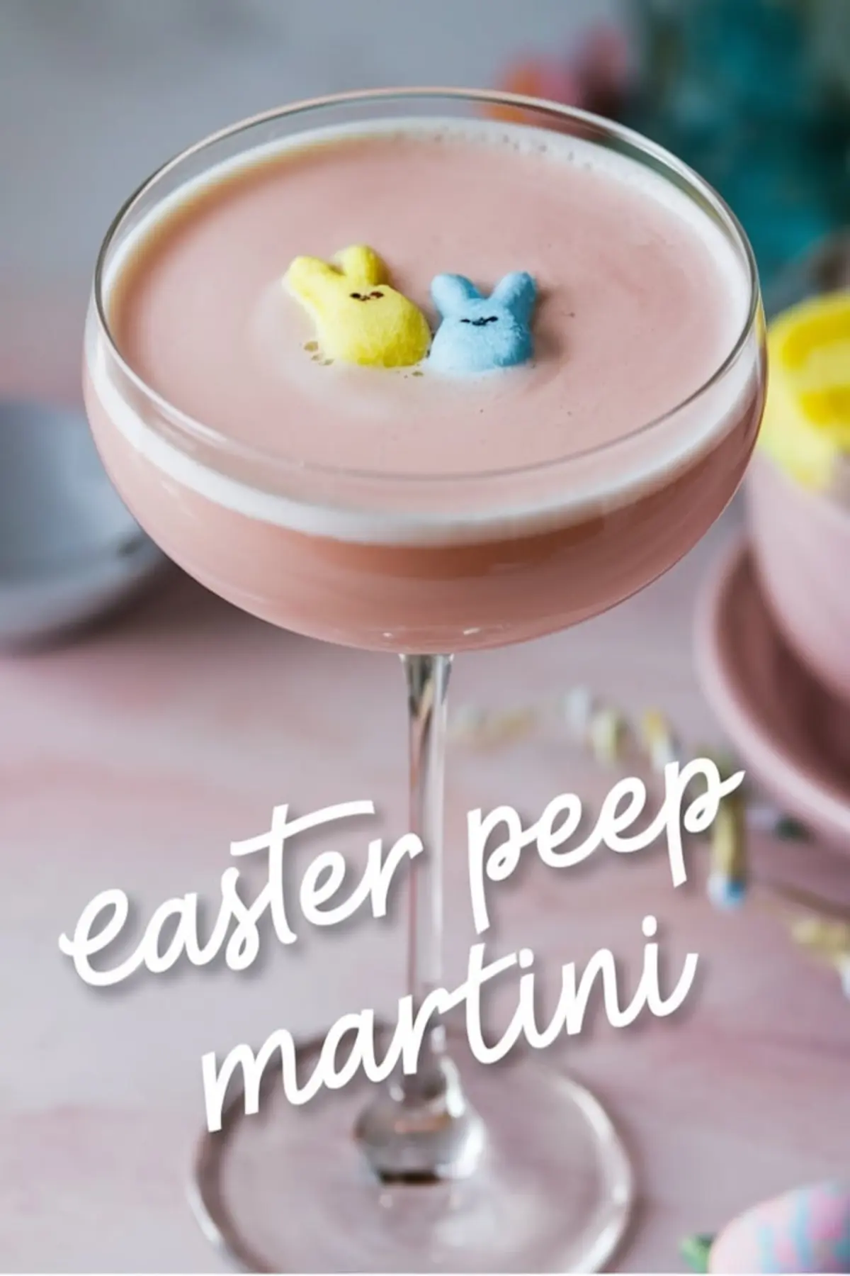 Easter Martini: Pink Cocktail for Your Spring Table - Emma's Cake