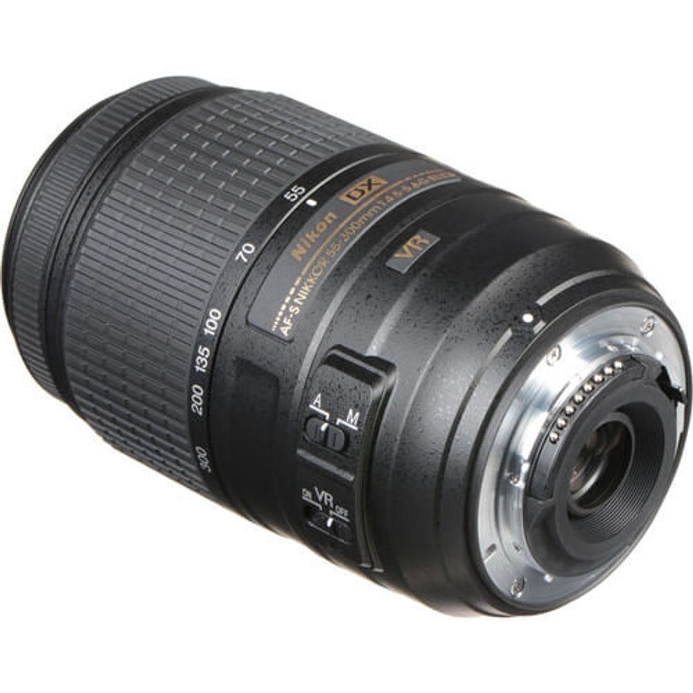 Lente Nikon 55-300mm f/4.5-5.6G Dx VR AF-S DX - eMania Foto e Video