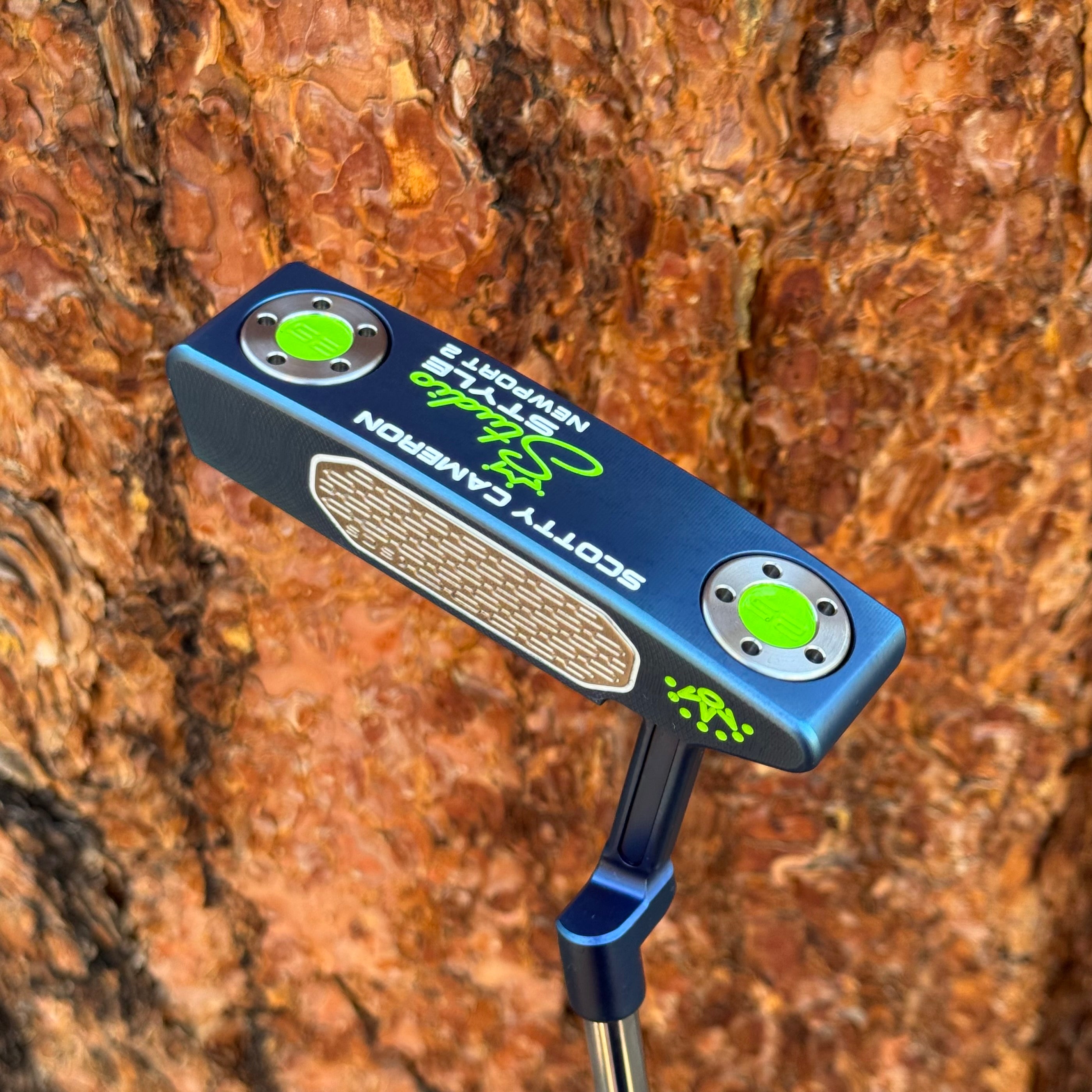 Left Handed Scotty Cameron Studio Style Newport 2 (Blue PVD