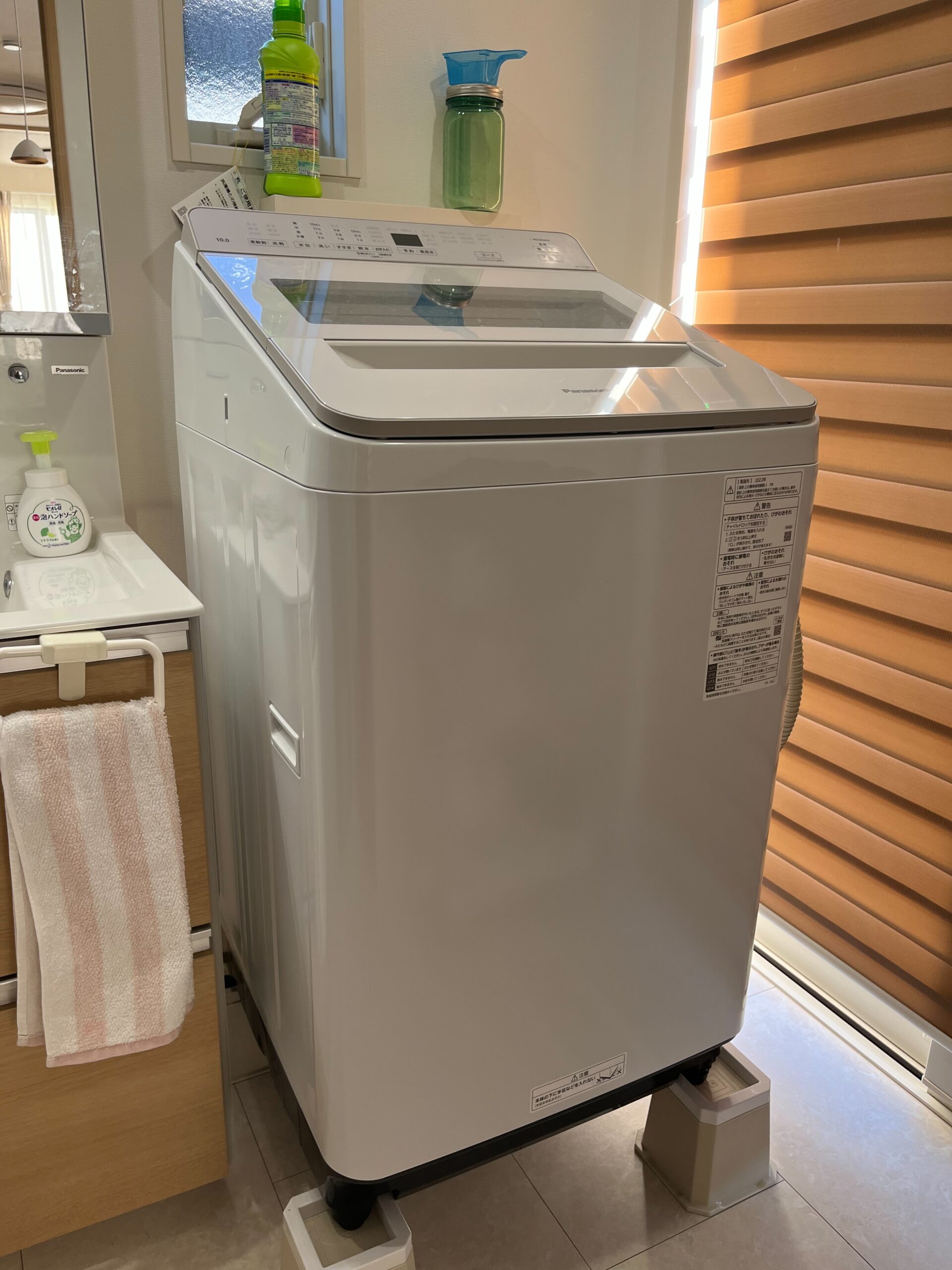 パナソニックの縦型洗濯機（NA-FA10K1-N）を買いました。実際に使って