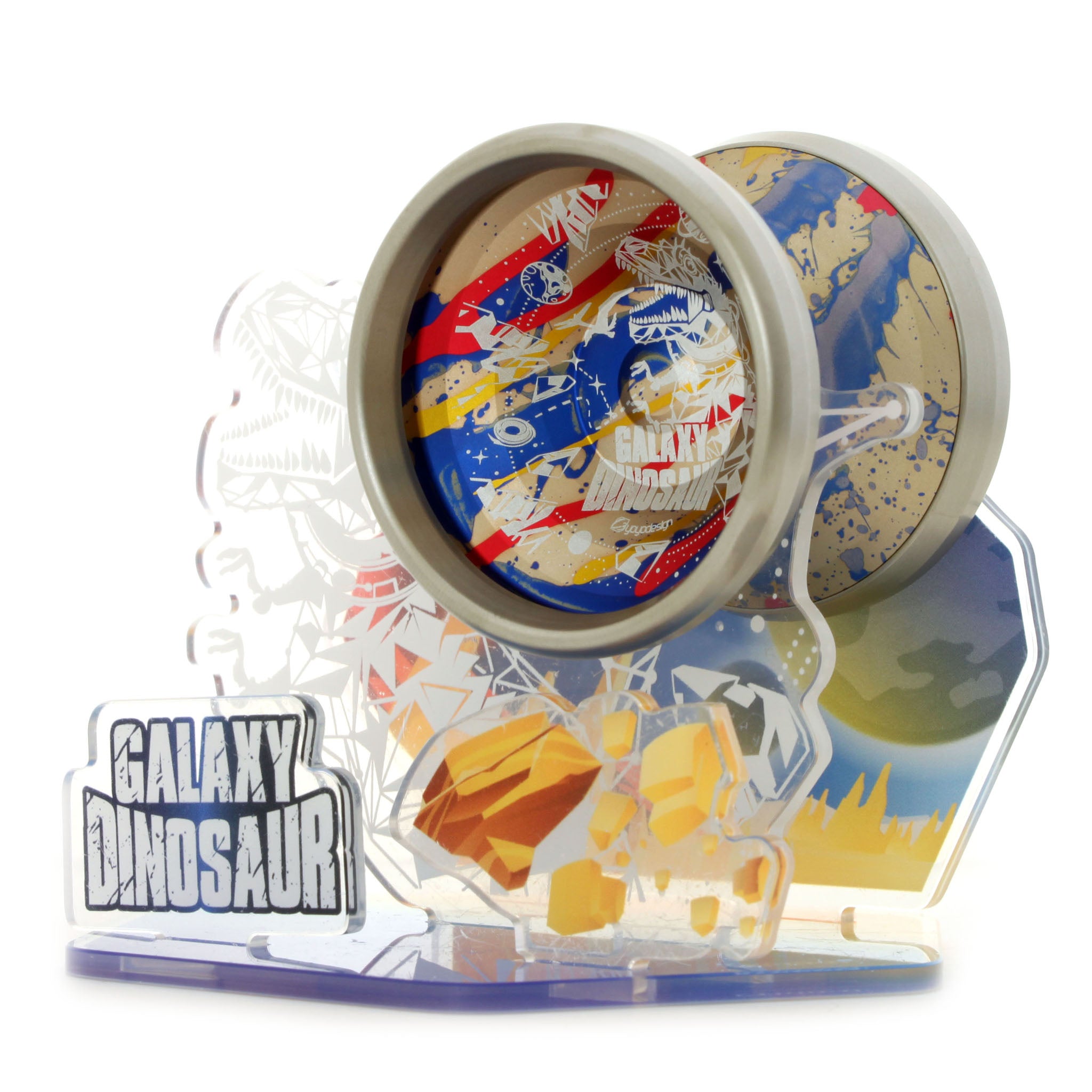 Galaxy Dinosaur (with acrylic stand) - C3 Yoyo Design ┃Yoyo