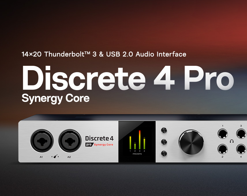 Discrete 4 Pro Synergy Core | Key Features | Antelope Audio