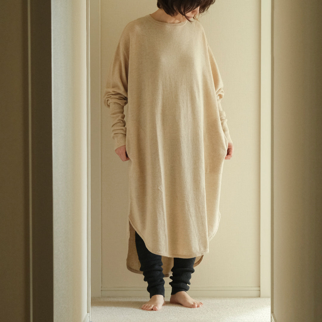 シンプルさん専用フリーマンb カシミヤ100% リブ編みレギンス シンプル