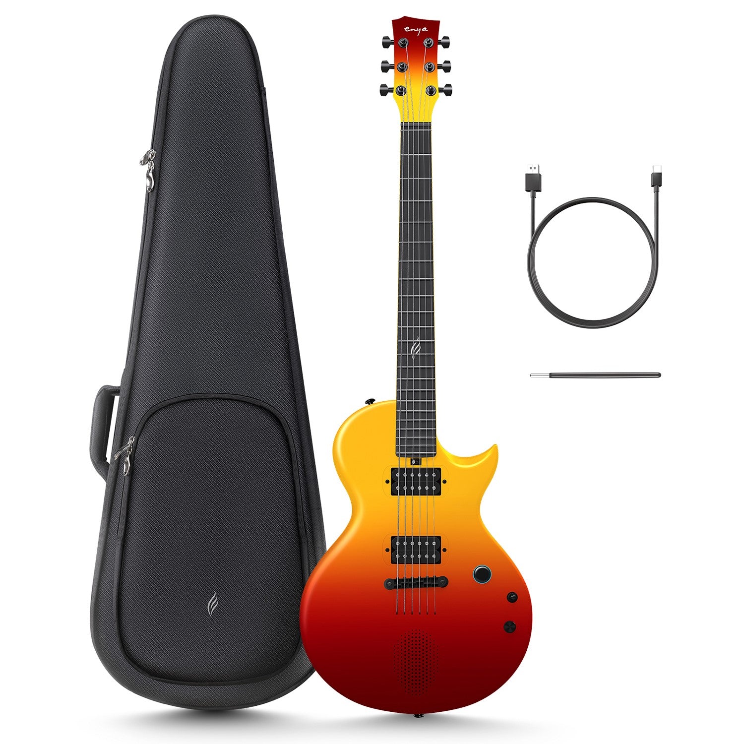 Nova Go Sonic : Carbon Fiber Smart Electric Guitar