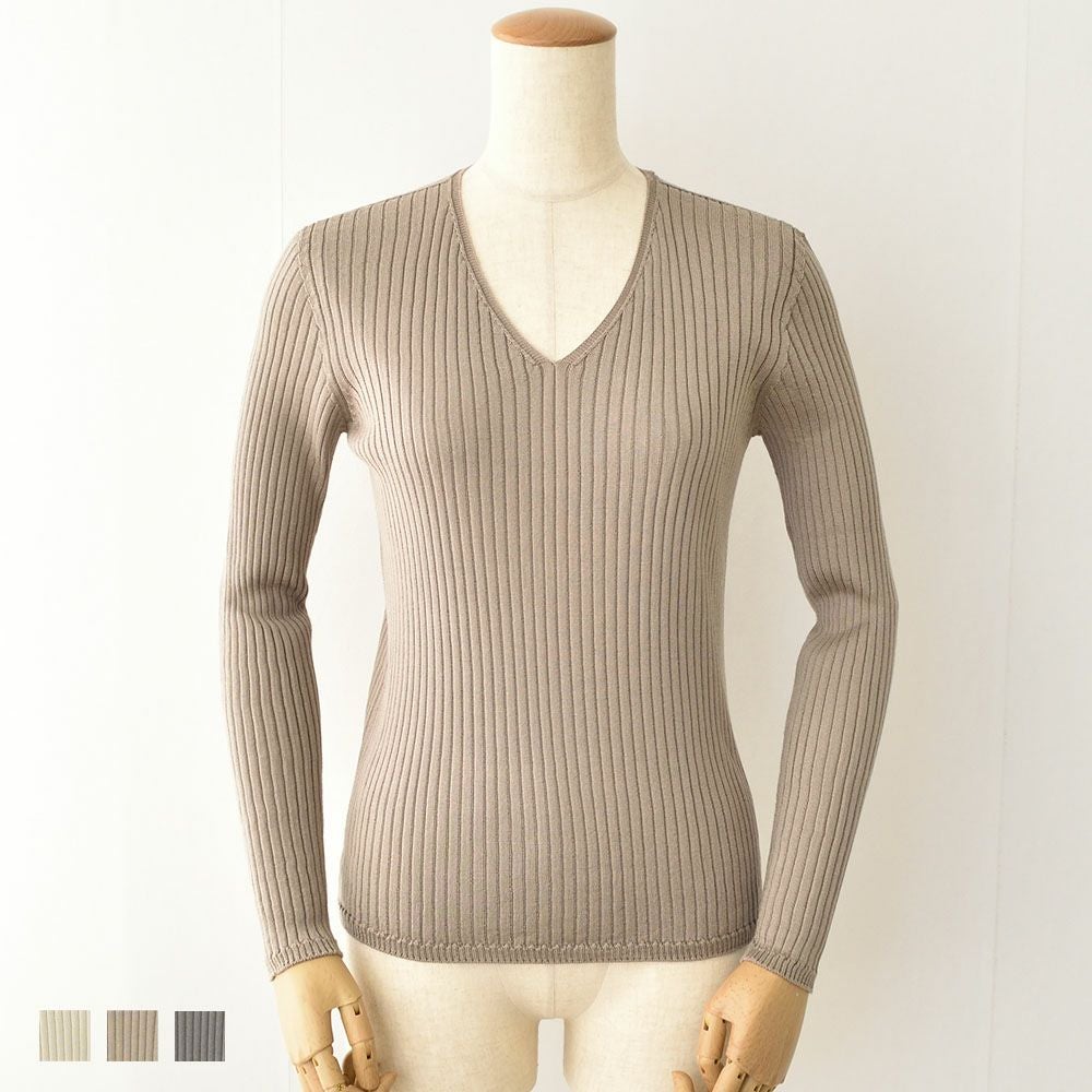 シルク100％ モックネック ノースリーブニット 日本製