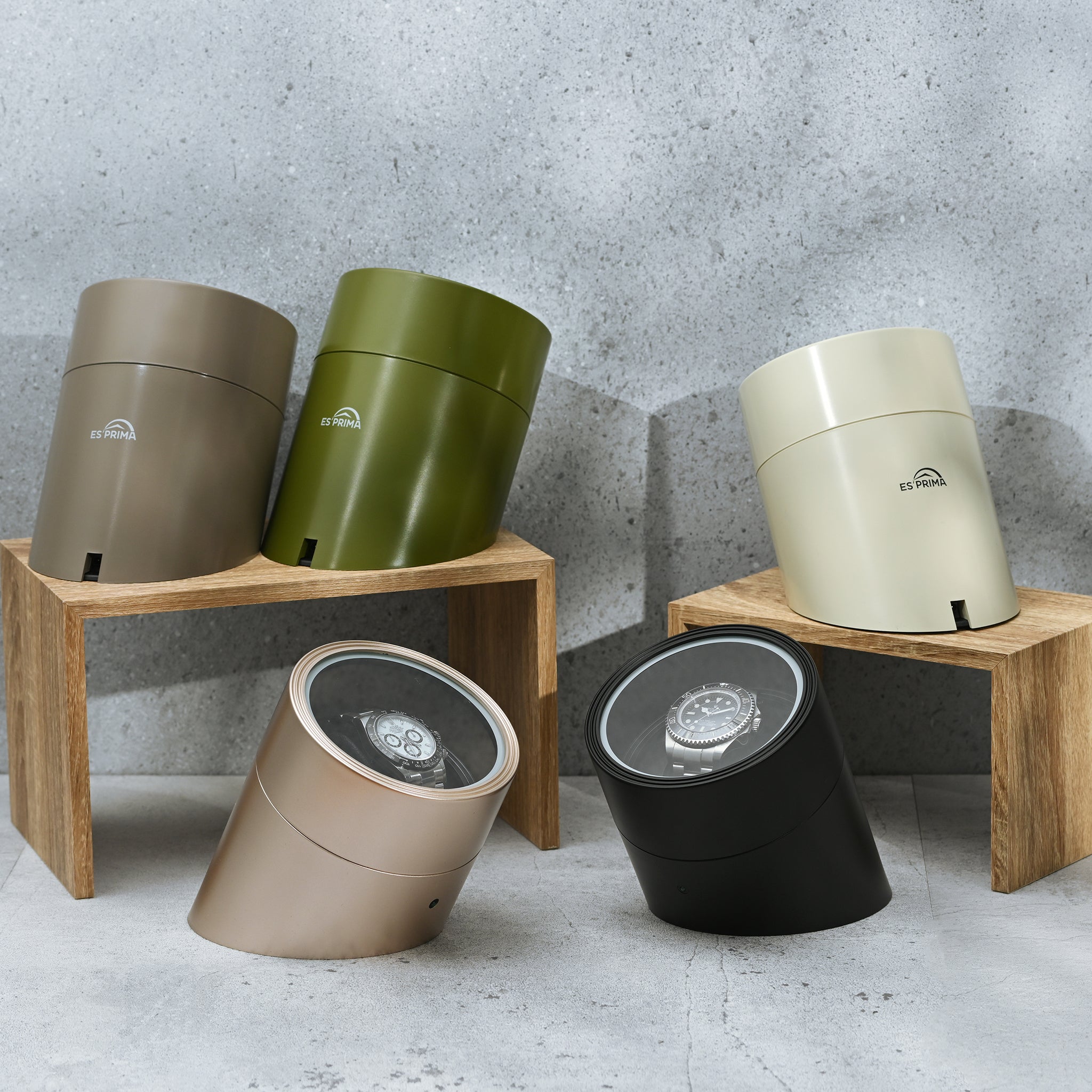 エスプリマ｜ES10301CG｜腕時計1本巻きワインディングマシーン