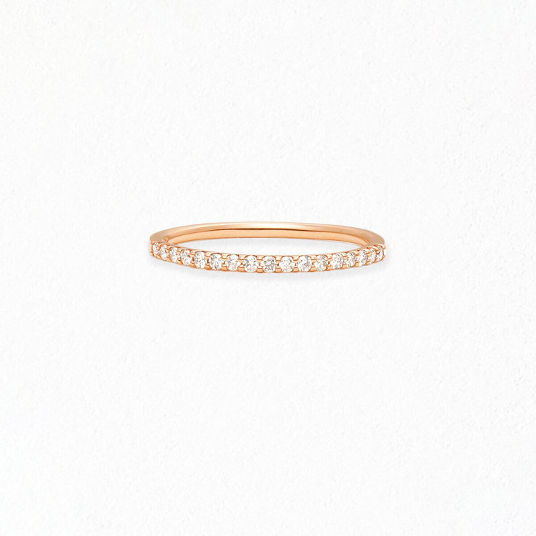 K10 ピンクゴールド ダイヤモンド リング（指輪）（0142-8502-0011