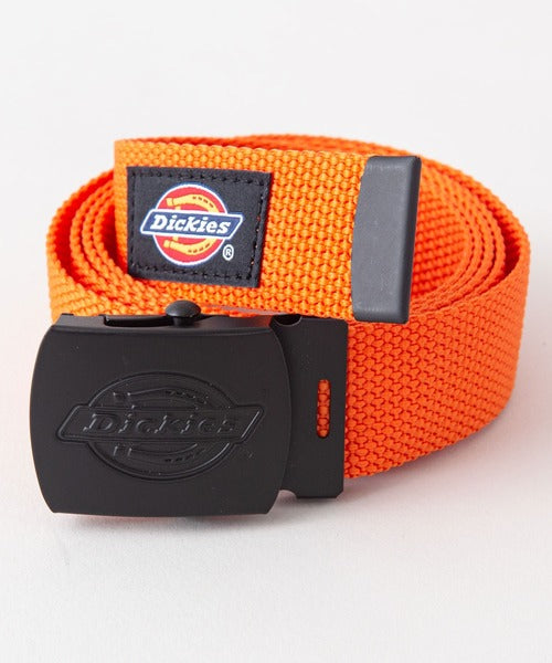 DICKIES】 無地 ロング丈 シンプル ガチャベルト ブランドネームロゴ